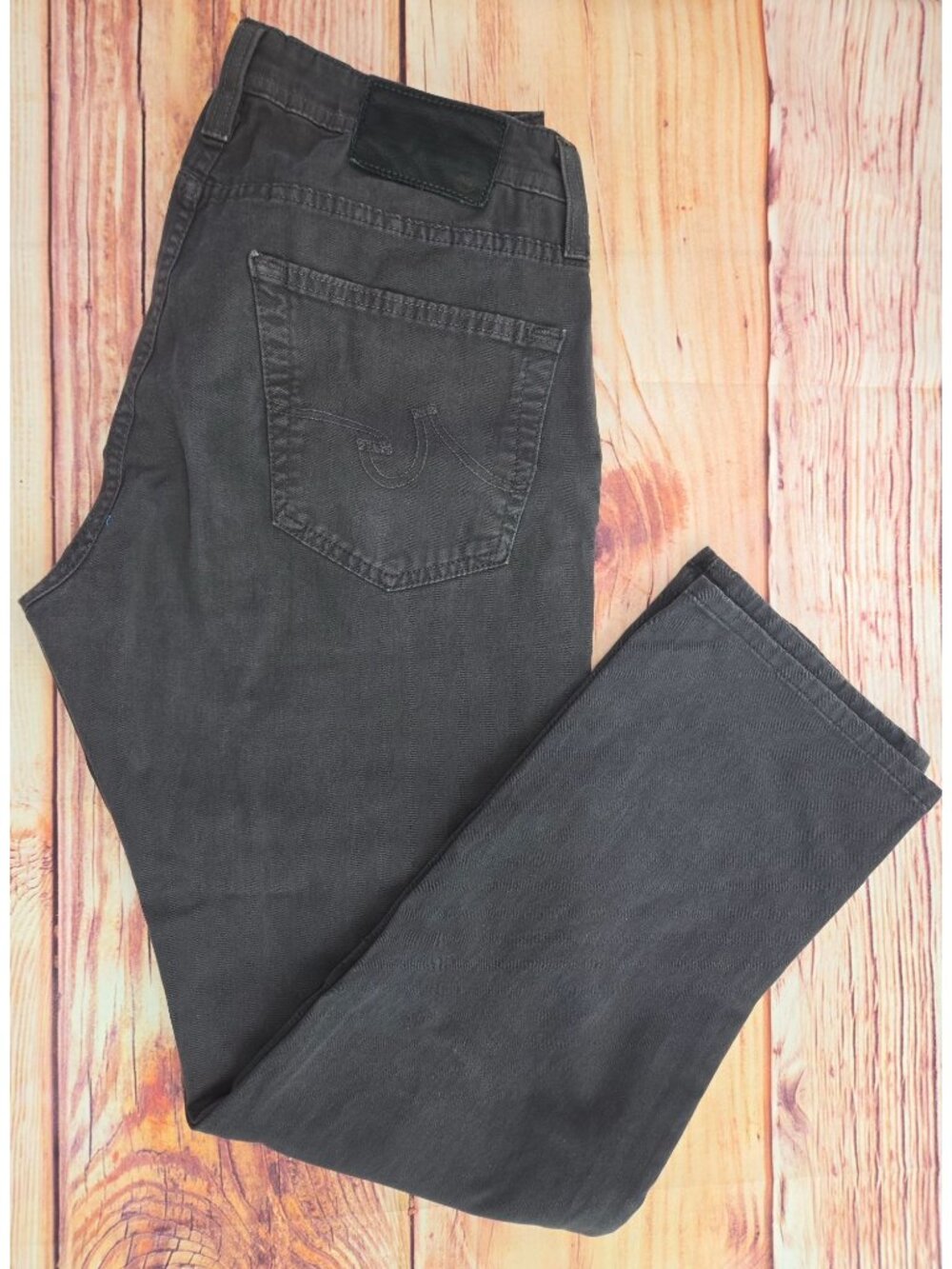 AG Adriano Goldschmied Matchbox Slim Straight Mens Jeans 33x29 Made In USA